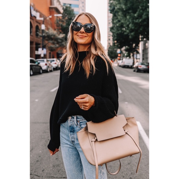 William Rast Sweaters - | william rast • rolled mock neck knit sweater |